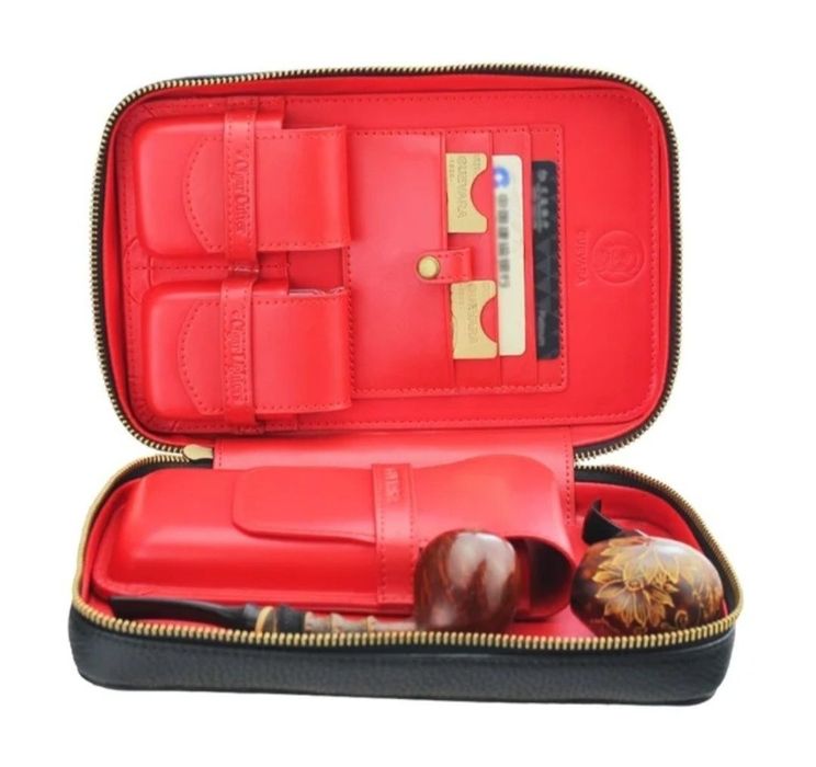 Gevara преносим Хумидор За Пури в комплект с Запалка и  Ножица