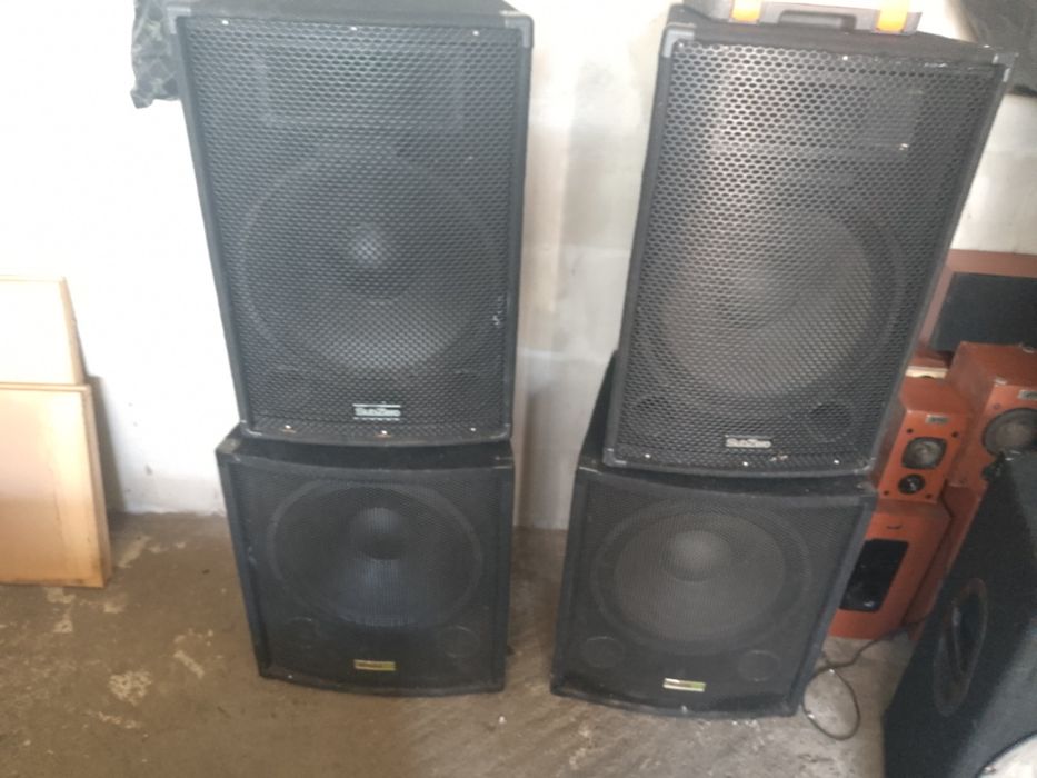 Boxe pasive si mixer activ
