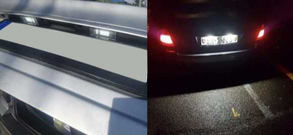 LED плафони за BMW заден регистрационен номер бмв E60 E90 E46 Ф10 E39