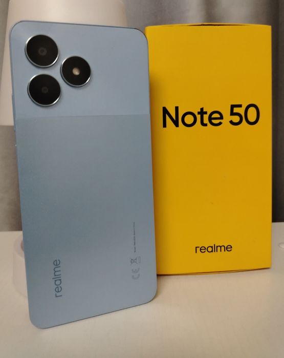Realme note 50. с коробкой.