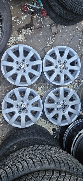 5/112/15 vw caddy 4 алуминиеви джанти със  за кади и голф 5 плюс