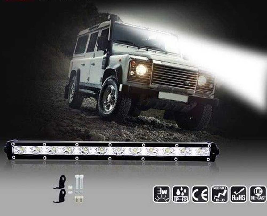 Мини 36W LED бар за осветление с 12 диода - 12/24V