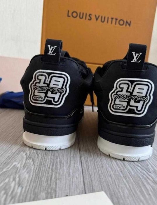 #SUMMER SALE# LV Trainers SKATE Negru Alb - Verificare Colet -
