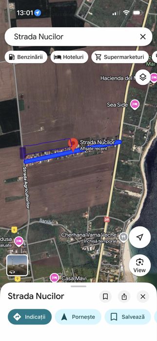 Teren intravilan intre 2 mai si vama veche cu Puz facut