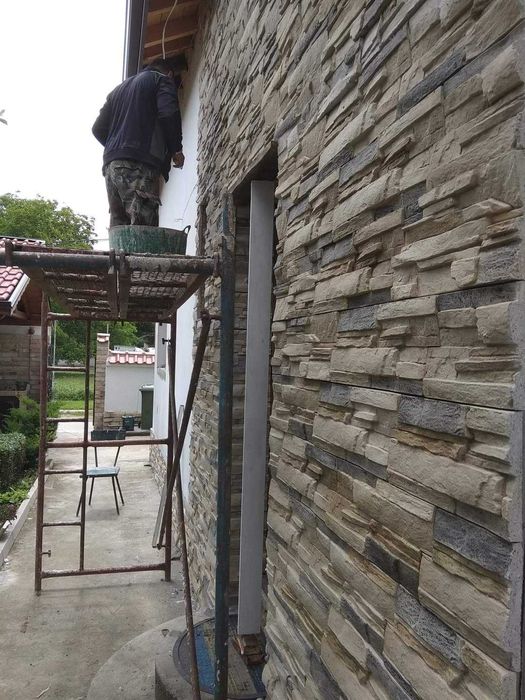 Изкуствен камък за декорация.