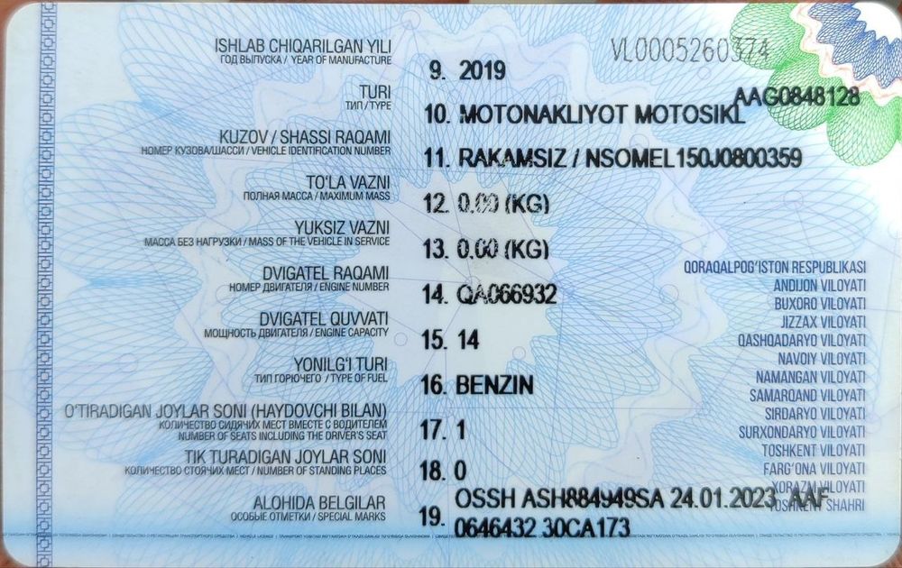 Holati alo matori ochilmagan