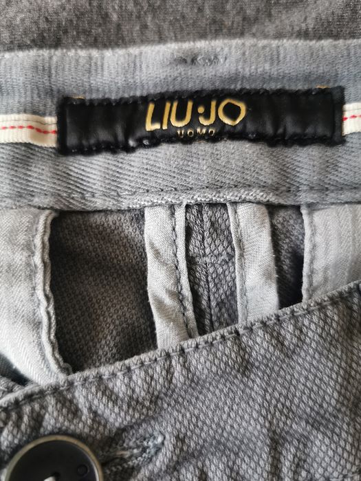 Pantaloni bărbătești LIU JO Uomo, mărimea 44, gri, fabricați în Italia