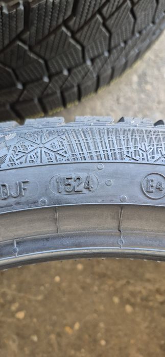 4 anvelope iarna Continental,fata ca noi 265/35/21,spate 295/30/21;15%uzura,dot 2024.Pret/bucata.