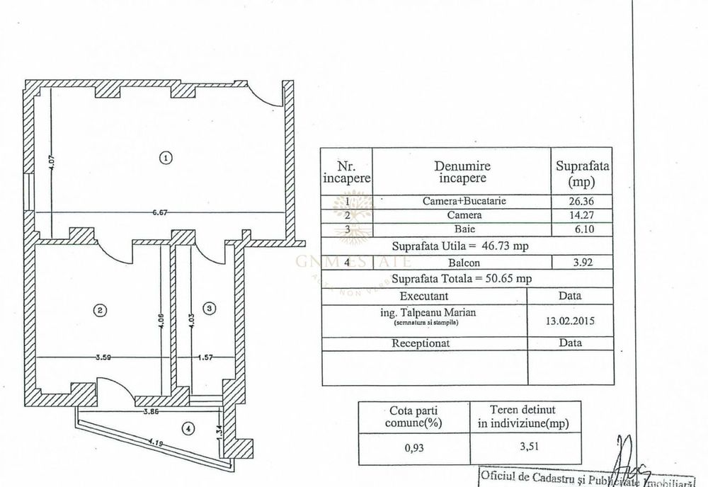 2 Camere | Bloc Nou | Zona Timpuri Noi