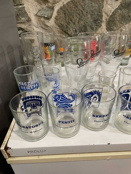 24 бр.рекламни чаши за бира и други
