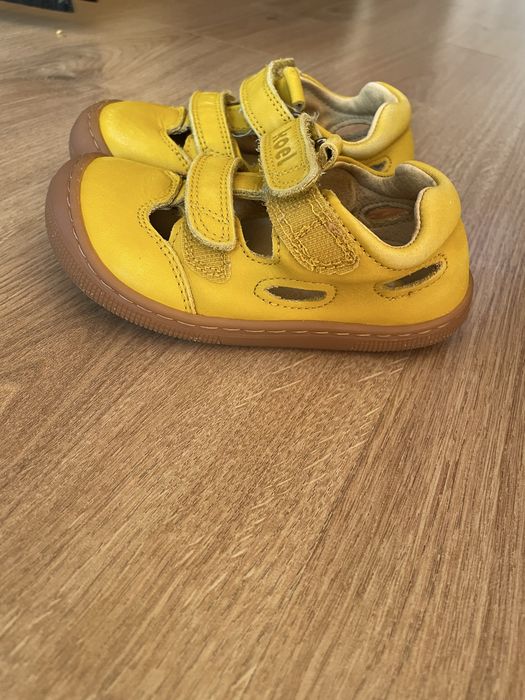 Боси обувки Koel Deen Napa Yellow, 24 номер,16 см