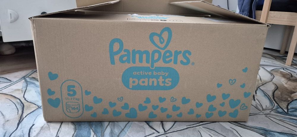 167 buc Pamper Activ Baby pants mărimea 5