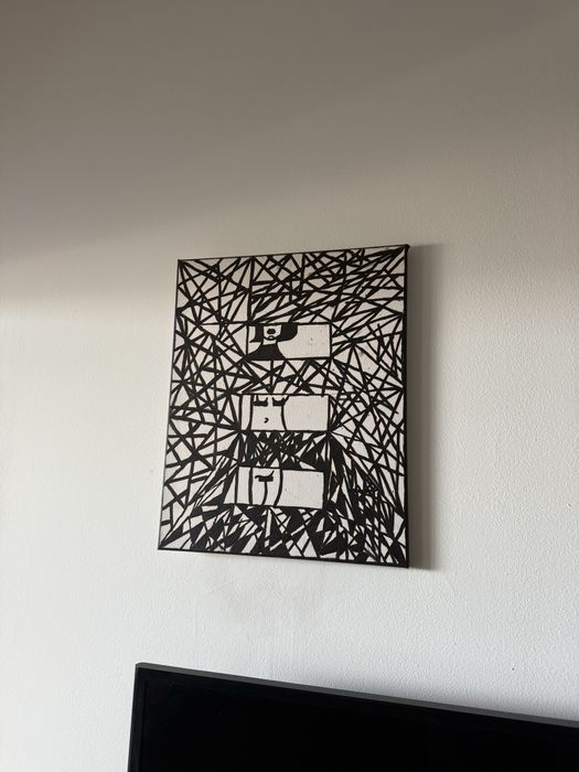 Абстрактна картина “INNER CHAOS” – ръчна изработка