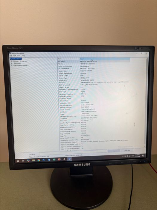 Desktop Office SSD + 1.1 TB HDD – 8GB RAM – Sursă Nouă