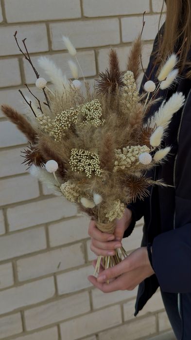 Экслюзивные композиции из сухоцветов