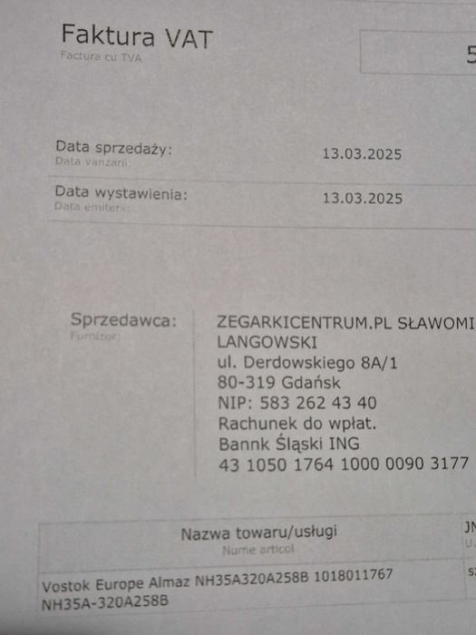 Ceas automatic Vostok Europe, Almaz Space Station, editie limitata