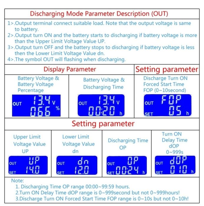 Electronica modul controller  XY-CD60L pentru baterii
