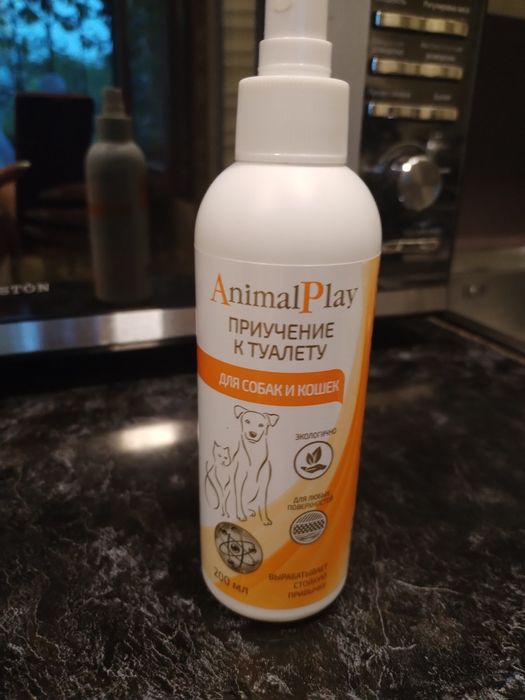 Спрей для собак и кошек для приучения к туалету