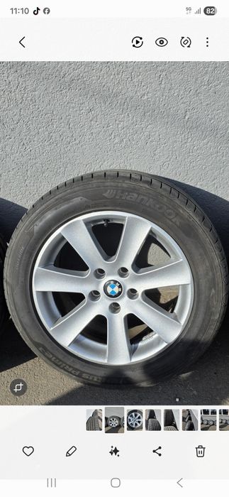 Jante BMW 225 55 r17 Hankook vara