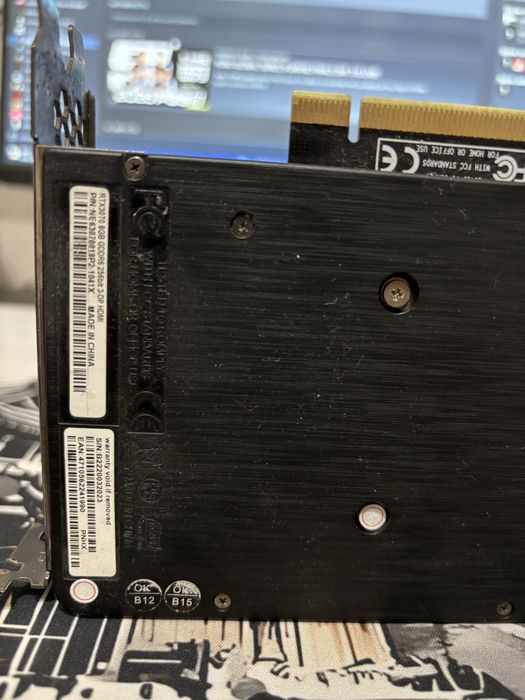 Видеокарта RTX3070 - 8gb + блок питания