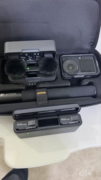 DJI osmo 6, DJI mic mini 2, Insta 360 x3