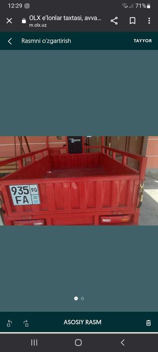 Mototsikl sotiladi srochniy dokument bor