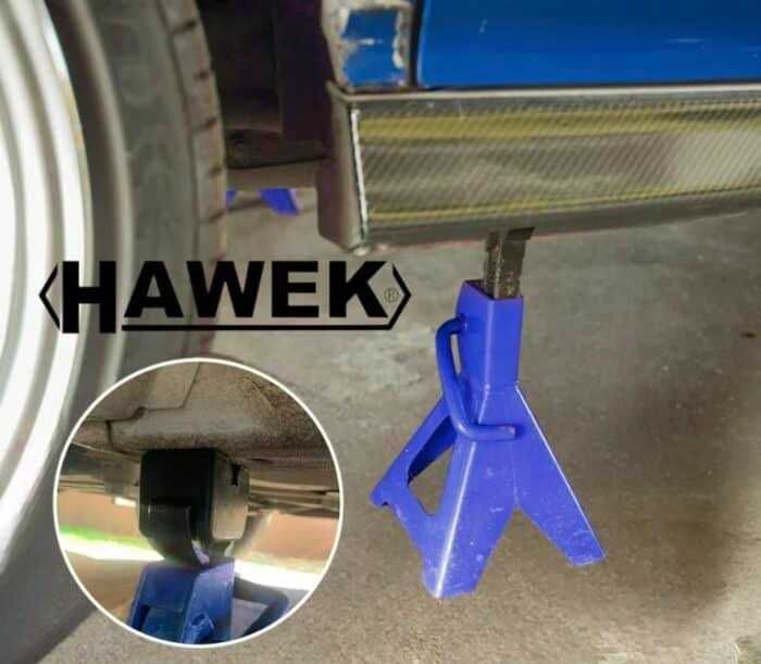 НЕМСКИ Хидравличен крик ROCKFORCE 3-тона 75мм-510мм + КОМПЛЕКТ СТОЙКИ