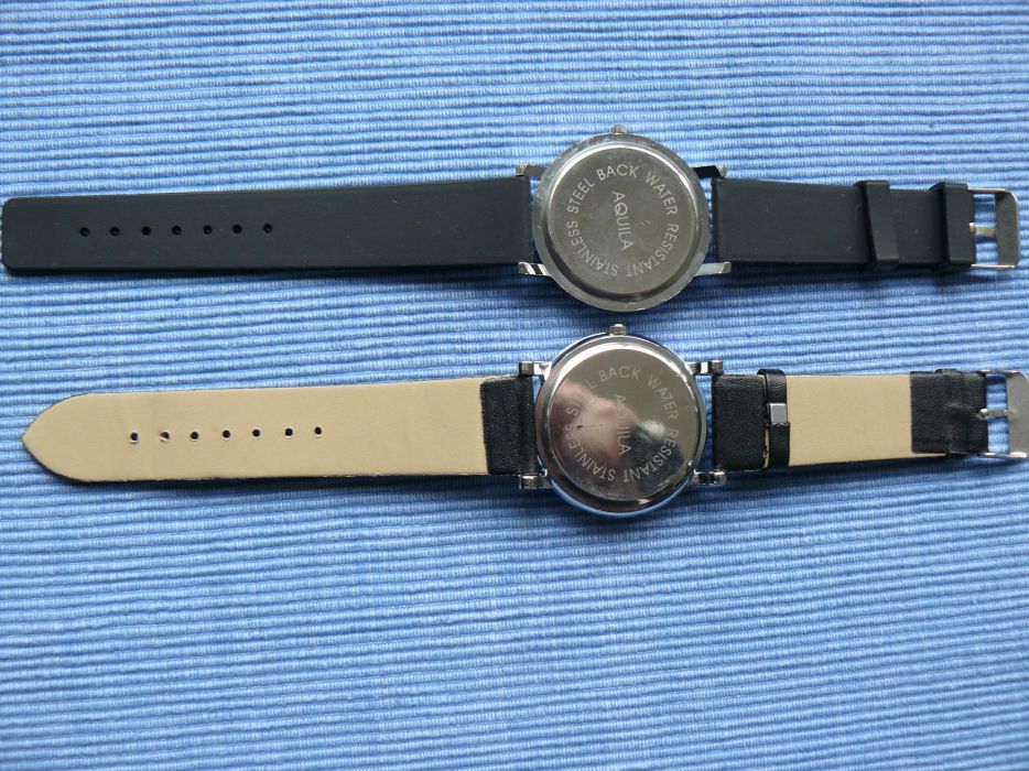 CEAS DAMA "AQUILA" 2 Modele,Mecanism Quartz,Curea Silicon Si Piele Eco,Nou Fara Cutie