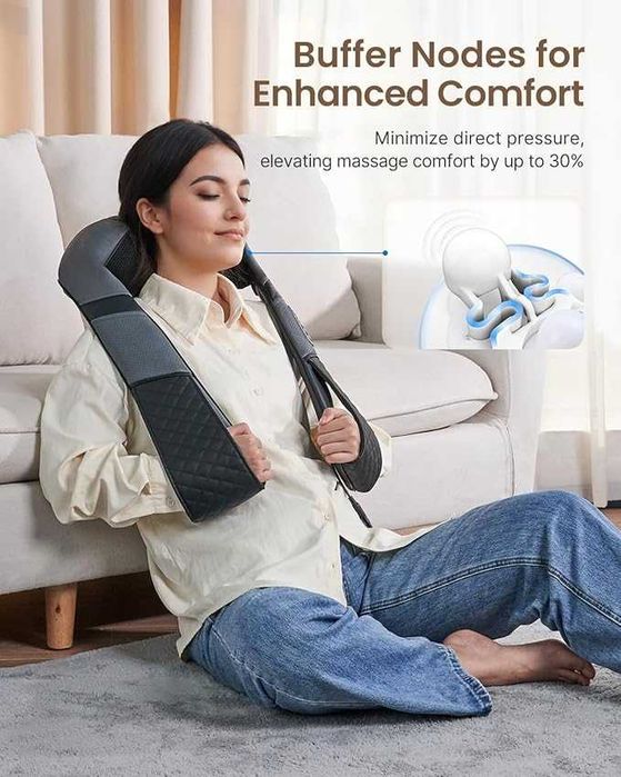 Масажор за гръб,рамене Renpho RP-SNM061 3D дълбокотъканен шиацу масаж