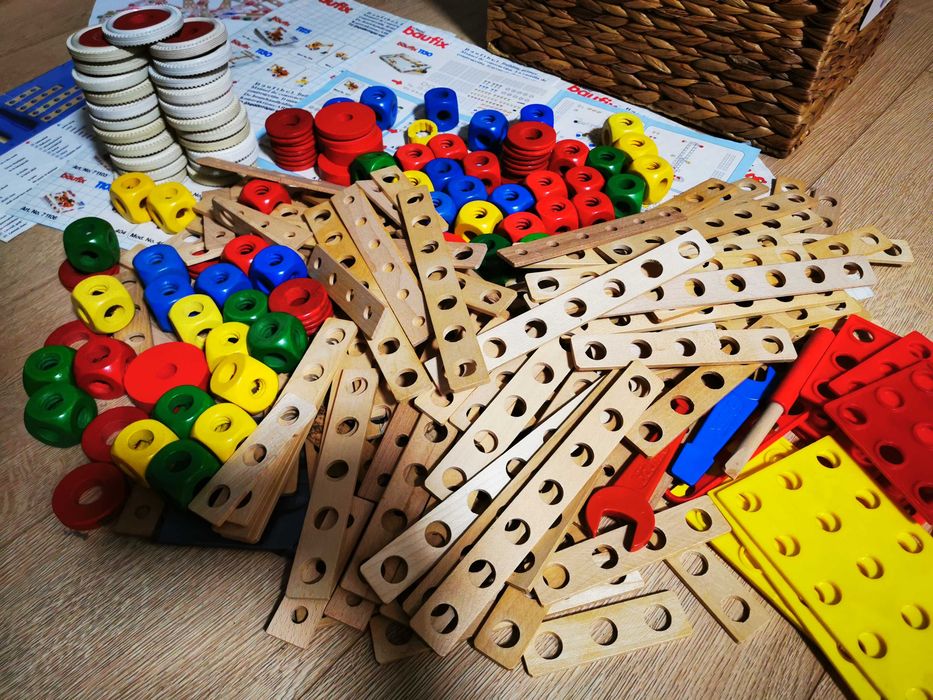 Magia Construcției cu Baufix  5 kg - piese + Planuri de Construcție!