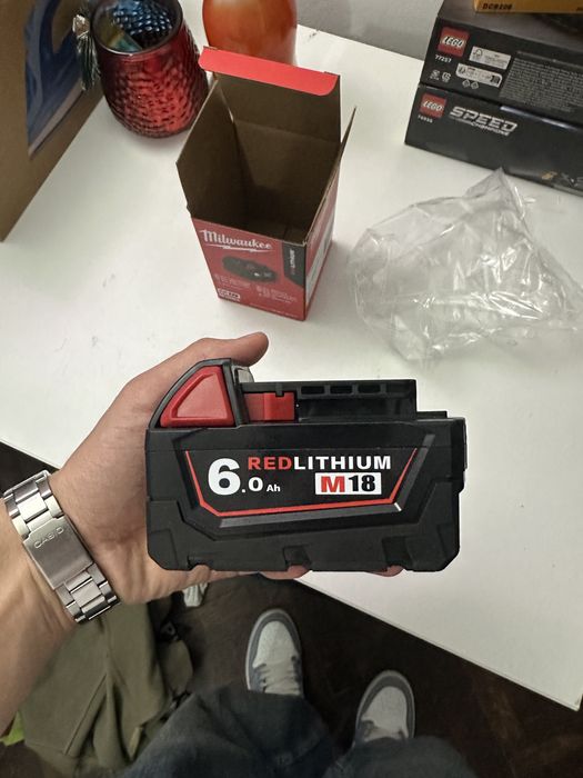 Acumulator/baterie milwaukee 6ah 18v