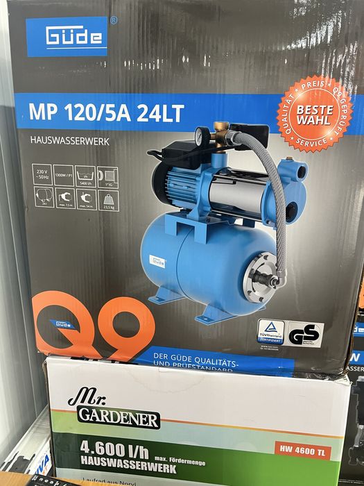 Хидрофор Güde 600W,1400W ,Scheppach 1300W , 1000W
