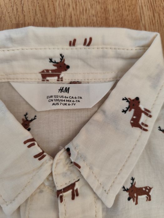 Cămăși subțiri de vară hm mărime 6/7 ani