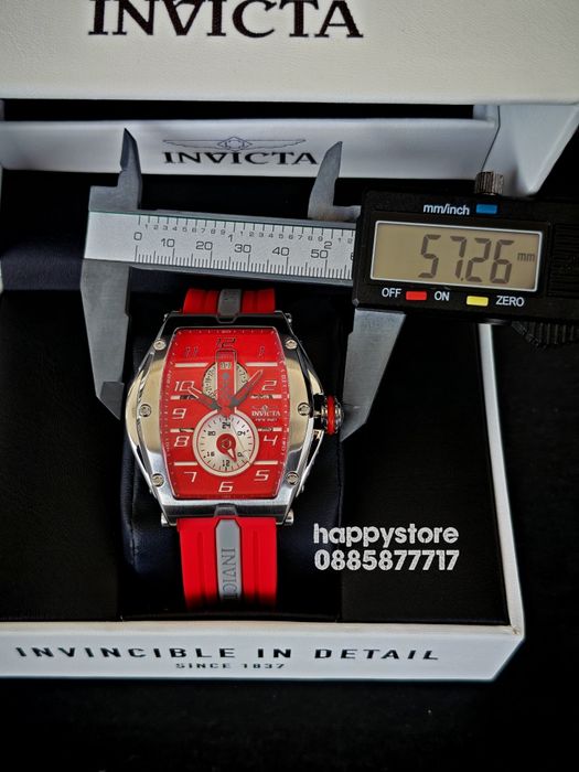 INVICTA RACING Monza Red 57 mm, Инвикта нов ръчен часовник