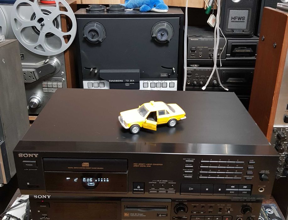 Compact Disc Deck Audio Stereo Vintage SONY CDP461 Black