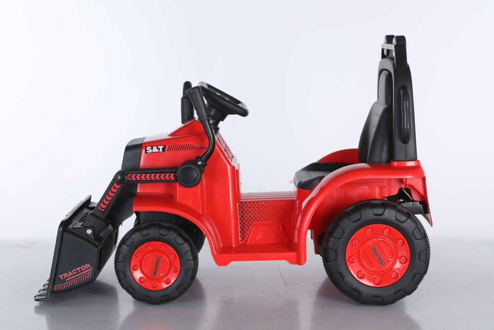 Excavator electric pt. copii Kinderauto BJTY1066 2x 30W 6V cu RC RED