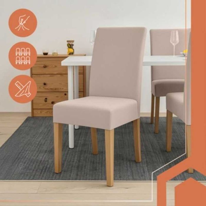 Калъфи за стол 6 броя, 4 цвята /Еластични калъфи за столове 6 бр.