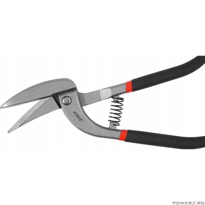 Foarfeca tabla tip pelican, pe dreapta, 30cm, cu arc, Verke