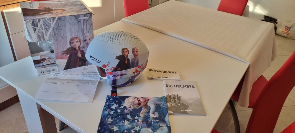 Casca Alpina 51-55 Frozen II + bandana