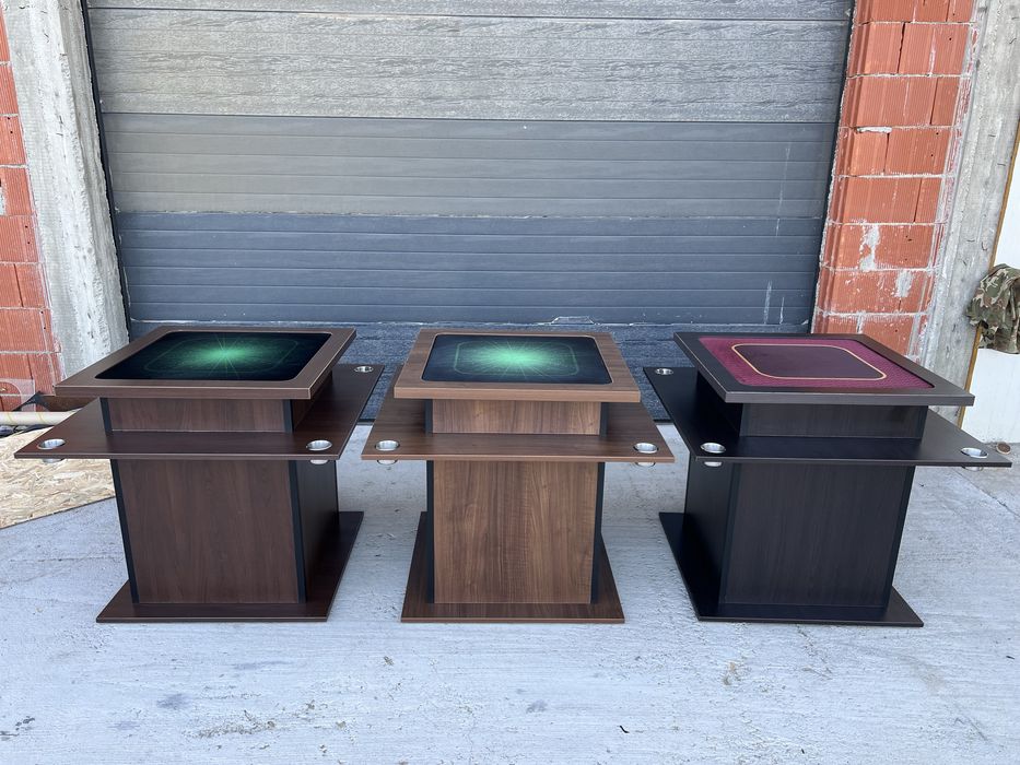 Masa de remi personalizata cu logo tau | mese remi personalizate CustomTables.eu stoc