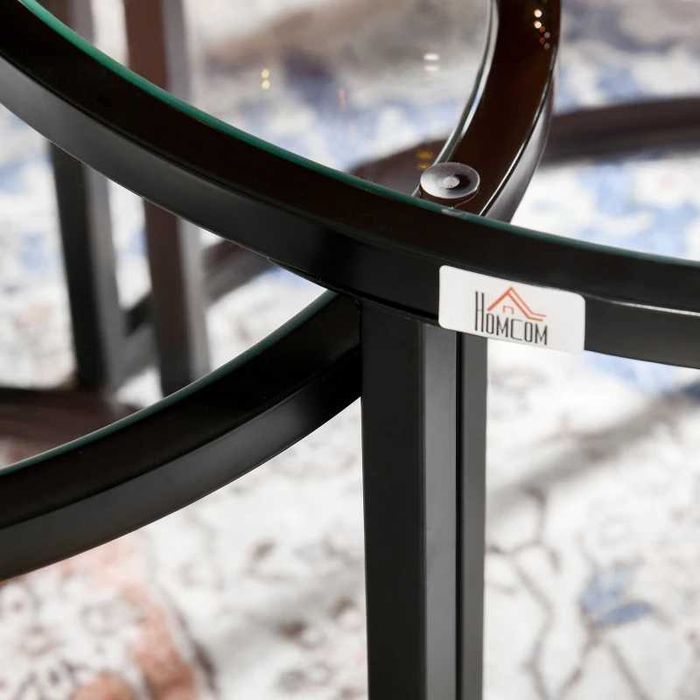 Комплект от 2 странични масички/масички за кафе HOMCOM