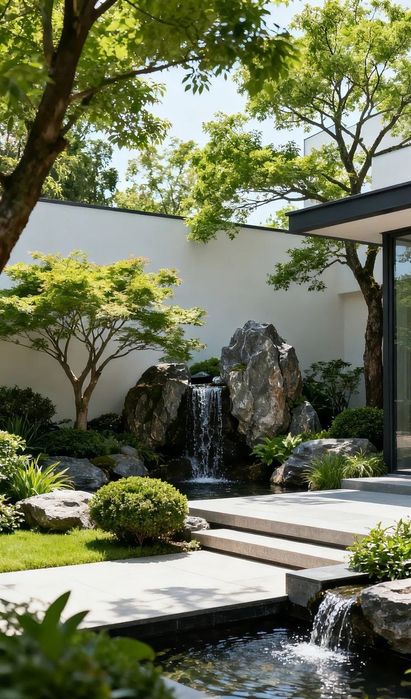 Suniy sharshara dizayn