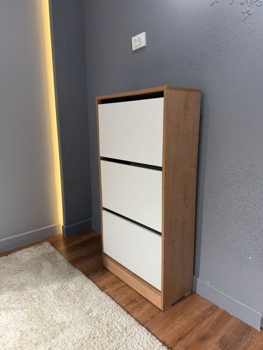 Обувница шкаф комбинированный