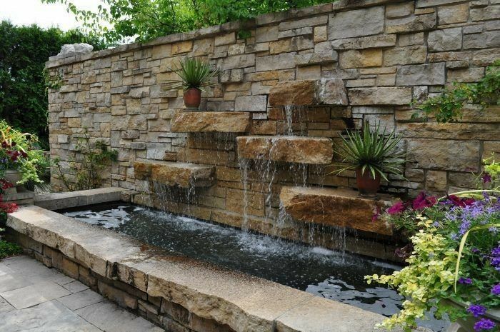 Водопады скала sharshara vodopad