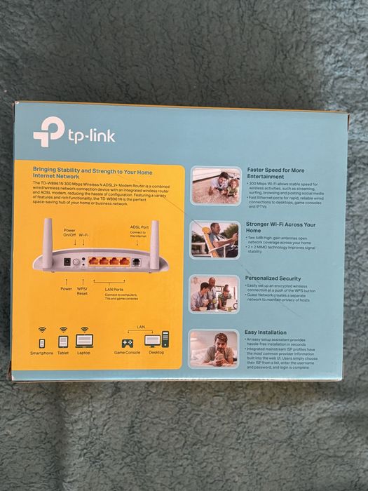 Модем tp-link 300 mbps wi-fi