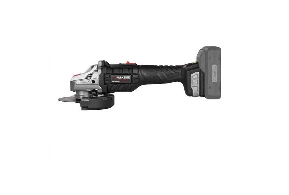 Polizor unghiular PARKSIDE Performance 20V fara acumulator fara incar.