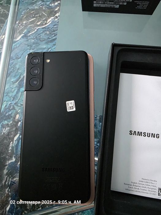 Samsung S21+ 5G 256GB,заедно с активен оригинален калъф