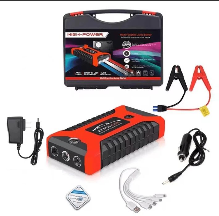Starter Auto / Boost auto 600A – 99800 mAh, Portabil,