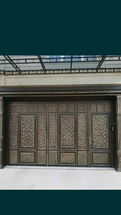 Покраска ворот и металические конструкции