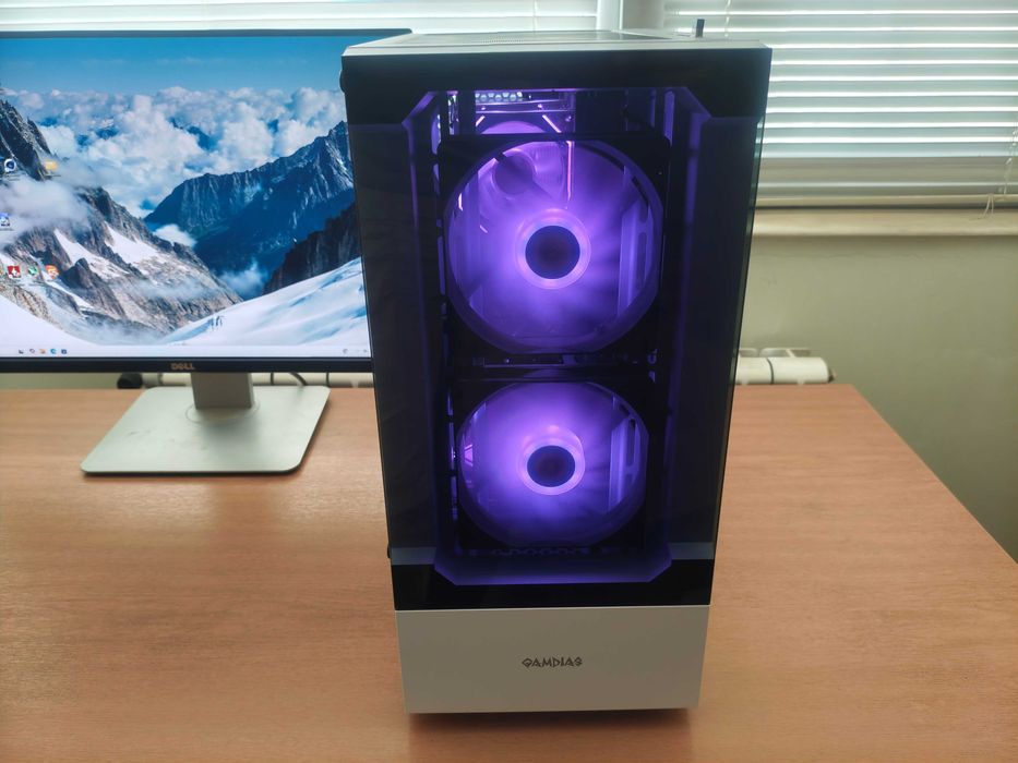 Геймърски компютър, Ryzen 5500, Rtx 3060Ti, 512Gb nvme, 1tb hdd, 16gb Ram